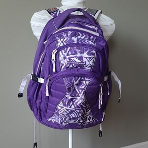 High Sierra Oversized Suspension STRA Purple Backpack